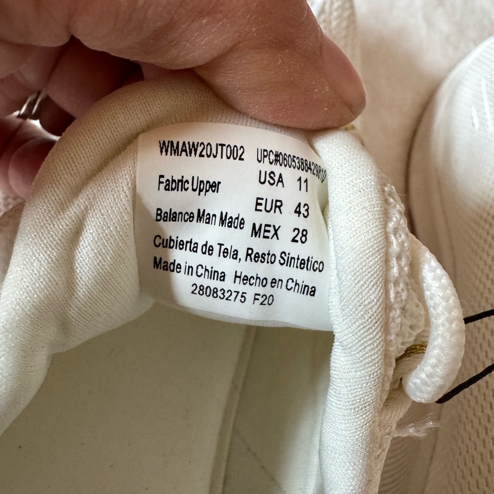 Women's White Sneakers Soft Running Shoe  Women from Athletic Works Size 11 NWT - Picture 9 of 10